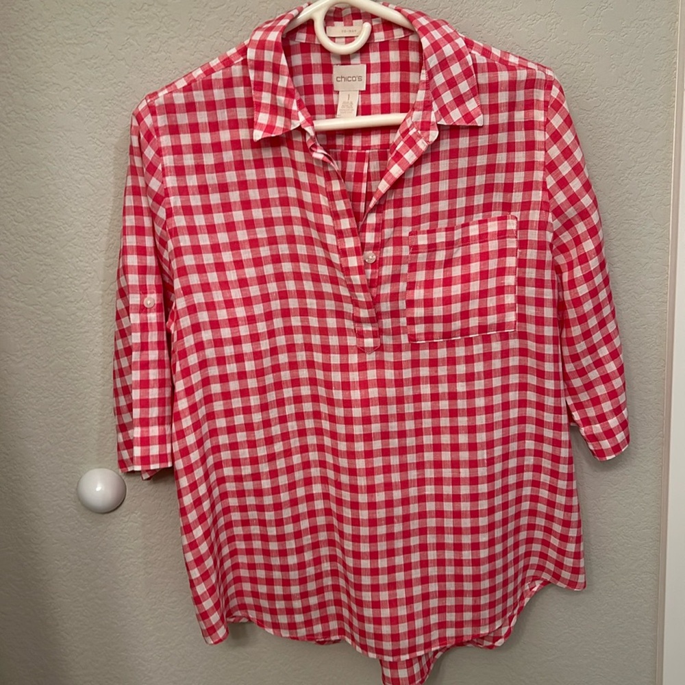 Chico’s no-iron short sleeve